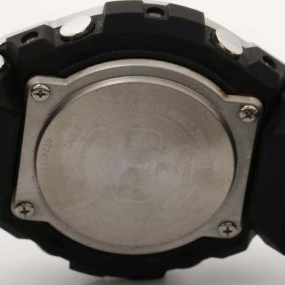 CASIO G-SHOCK GSTEEL GSTS3101A Black Silver Resin/Stainless Steel Men's Watch
